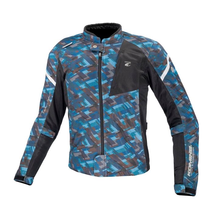 5営業日で発送 コミネ Komine JK-1283 P FULL MESH JACKET P.NV 2XL 07-1283 プレイドネイビー サイズ 2XL