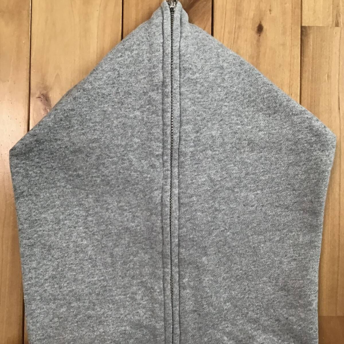 ☆2XL☆ APE HEAD LOGO フルジップ パーカー グレー a bathing ape