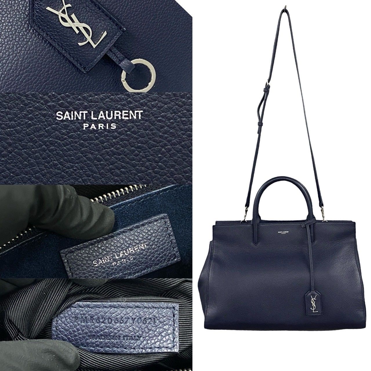 極 美品 袋付き SAINT LAURENT PARIS サンローランパリ カバ