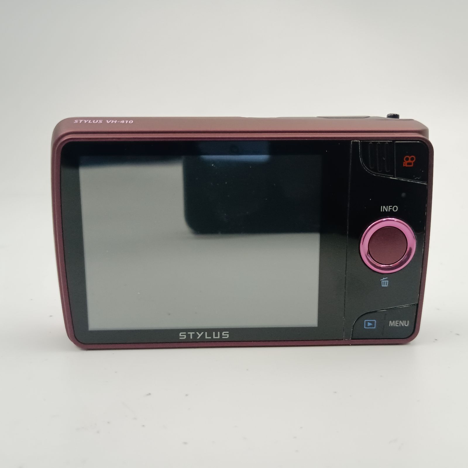 【美品】OLYMPUS オリンパス VH-410　デジカメ ピンク Olympus STYLUS VH-410 Compact Dijital Camera Pink オリンパス