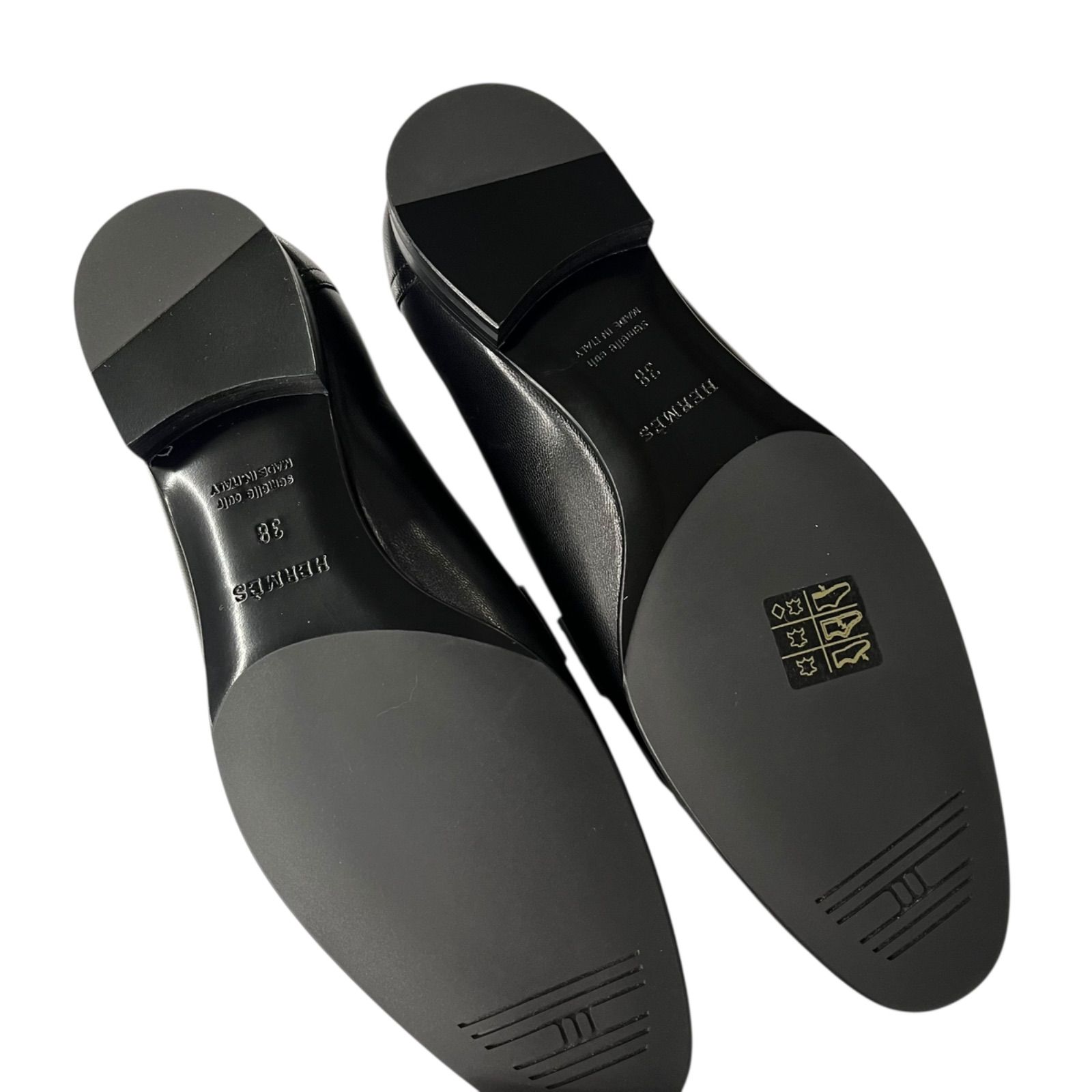 ○未使用 エルメス HERMES モカシン ロワイヤル ローファー 靴 レザー