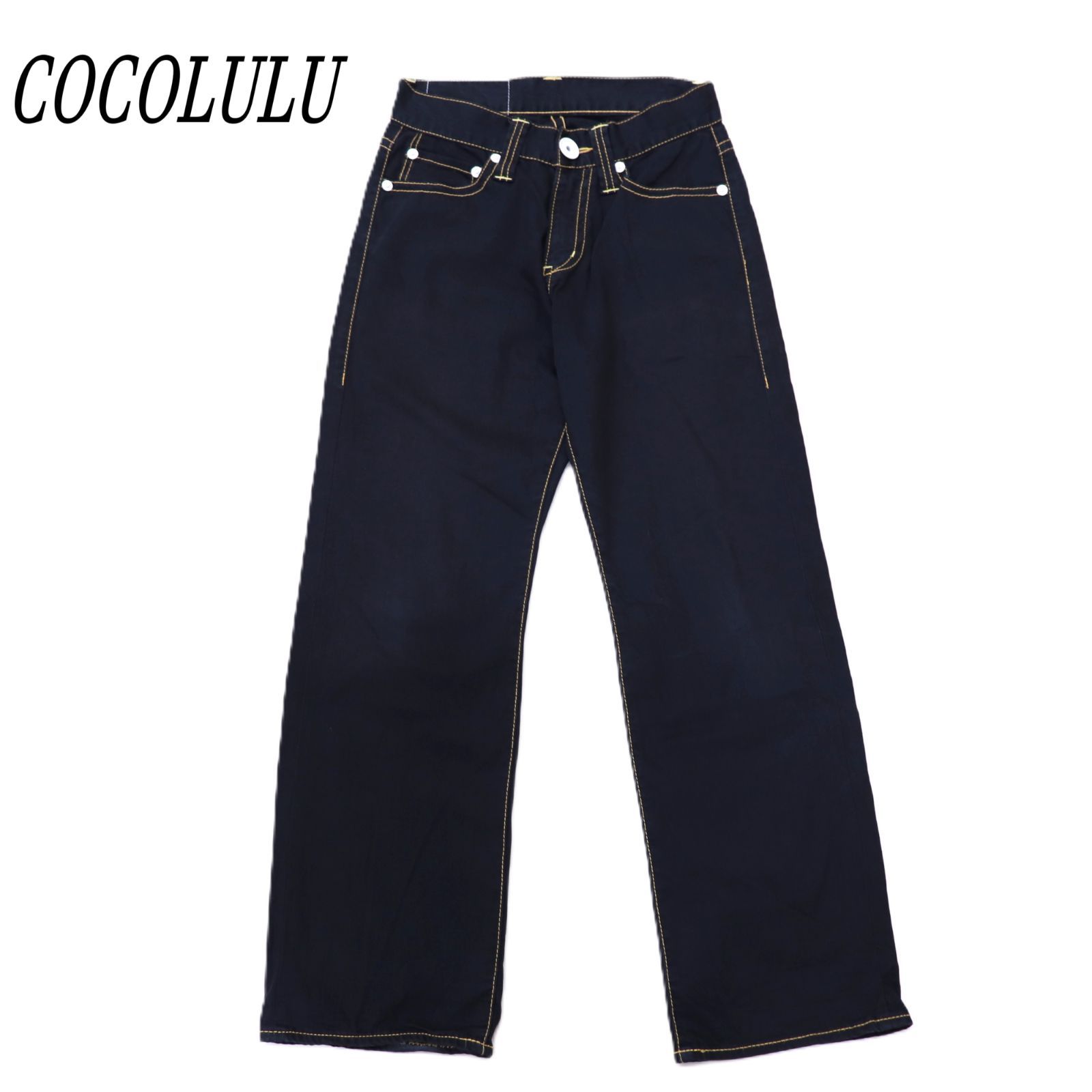 COCO LULU ココルル　デニム　パンツ　ケツルル　25 CO＆LU COCOLULU ココルル デニム 25 平成 Y2K ケツルル - メルカリ