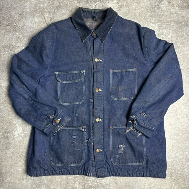 70s WRANGLER カバーオール  デニム　 ブランケットライナー 70年代 70s ラングラー アメリカ製 Gジャン デニムジャケット