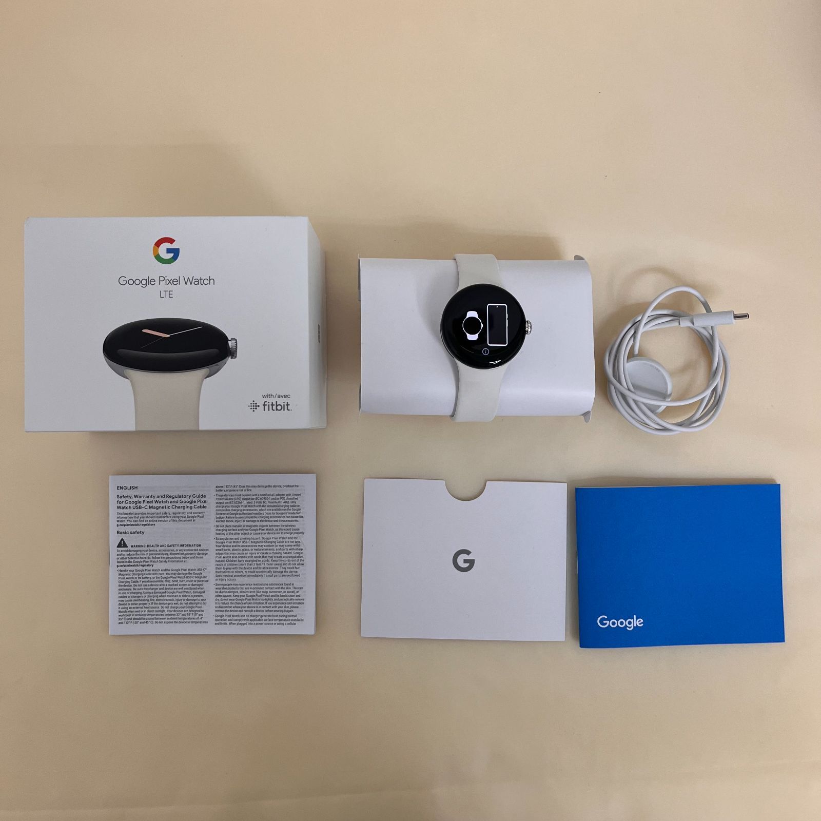 人気沸騰】 Google Pixel ブラック中古 LTE Watch スマートウォッチ