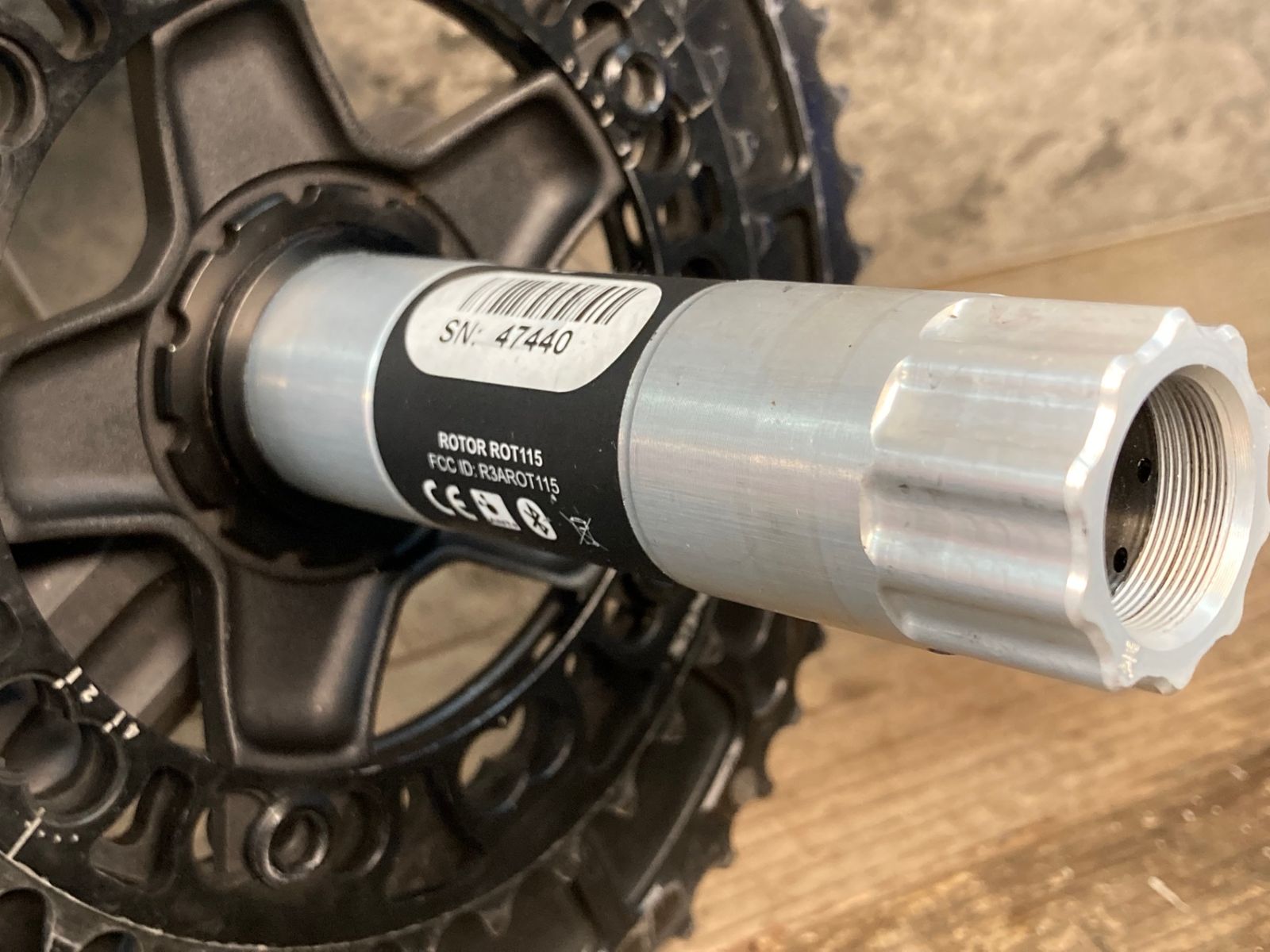 IS068 ROTOR 2in POWER クランクセット 楕円 チェーンリング 52