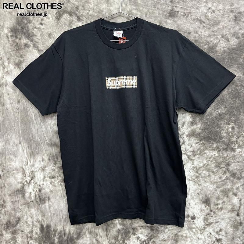 未使用】Supreme×BURBERRY/シュプリーム×バーバリー【22SS】Box Logo Tee/ボックスロゴ 半袖Tシャツ/L - メルカリ