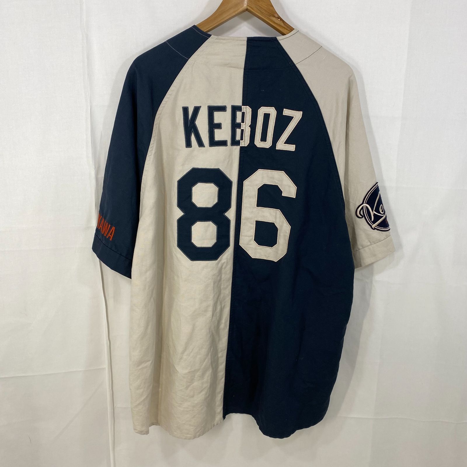 FRAAK'S STORE KEBOZ ケボズ ベースボールシャツ 212-1025 Lサイズ