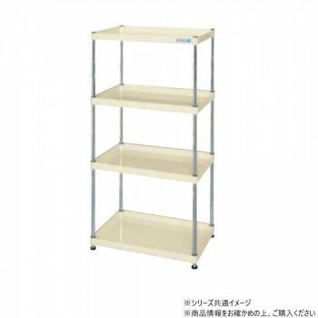 サカエ CSパールワゴン固定タイプ 樹脂製 アイボリー CSPN-90154I