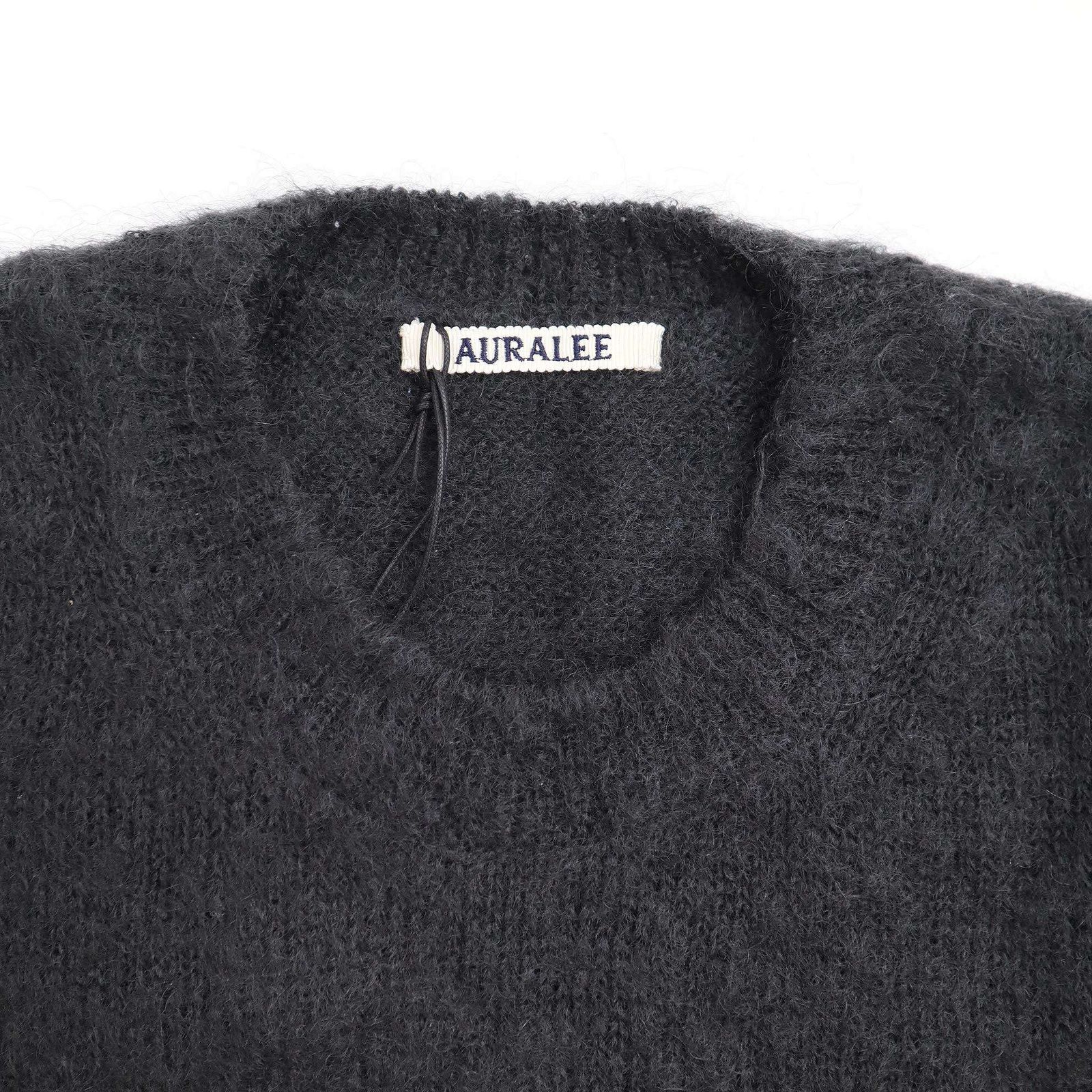 AURALEE オーラリー 24AW BRUSHED SUPER KID MOHAIR KNIT P/O