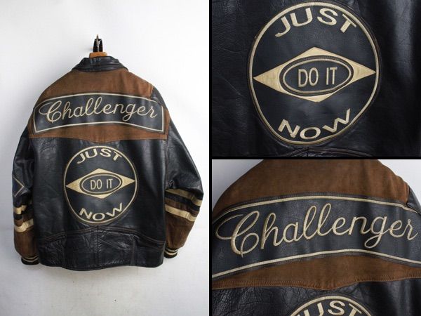 希少 1980年代 LAKERS U.S.A ファイヤーマン型 レザー スタジャン