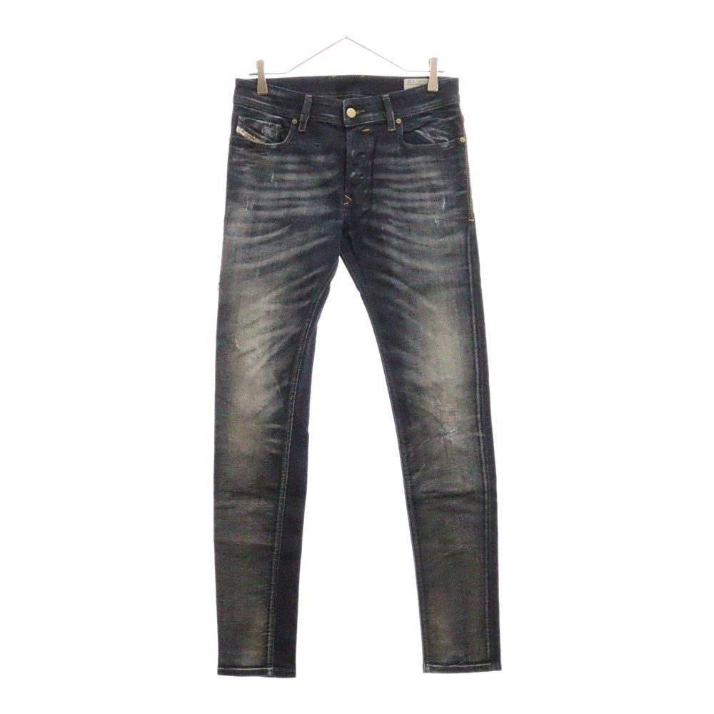 DIESEL (ディーゼル) SLEENKER ダメージ加工 ストレッチスキニーデニム 
