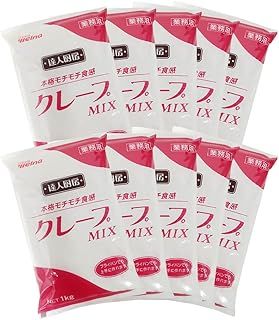 10個セット ママパン 日清製粉ウェルナ 達人厨房 クレープミックス 1kg×10 10kg ミックス粉 業務用 まとめ買い