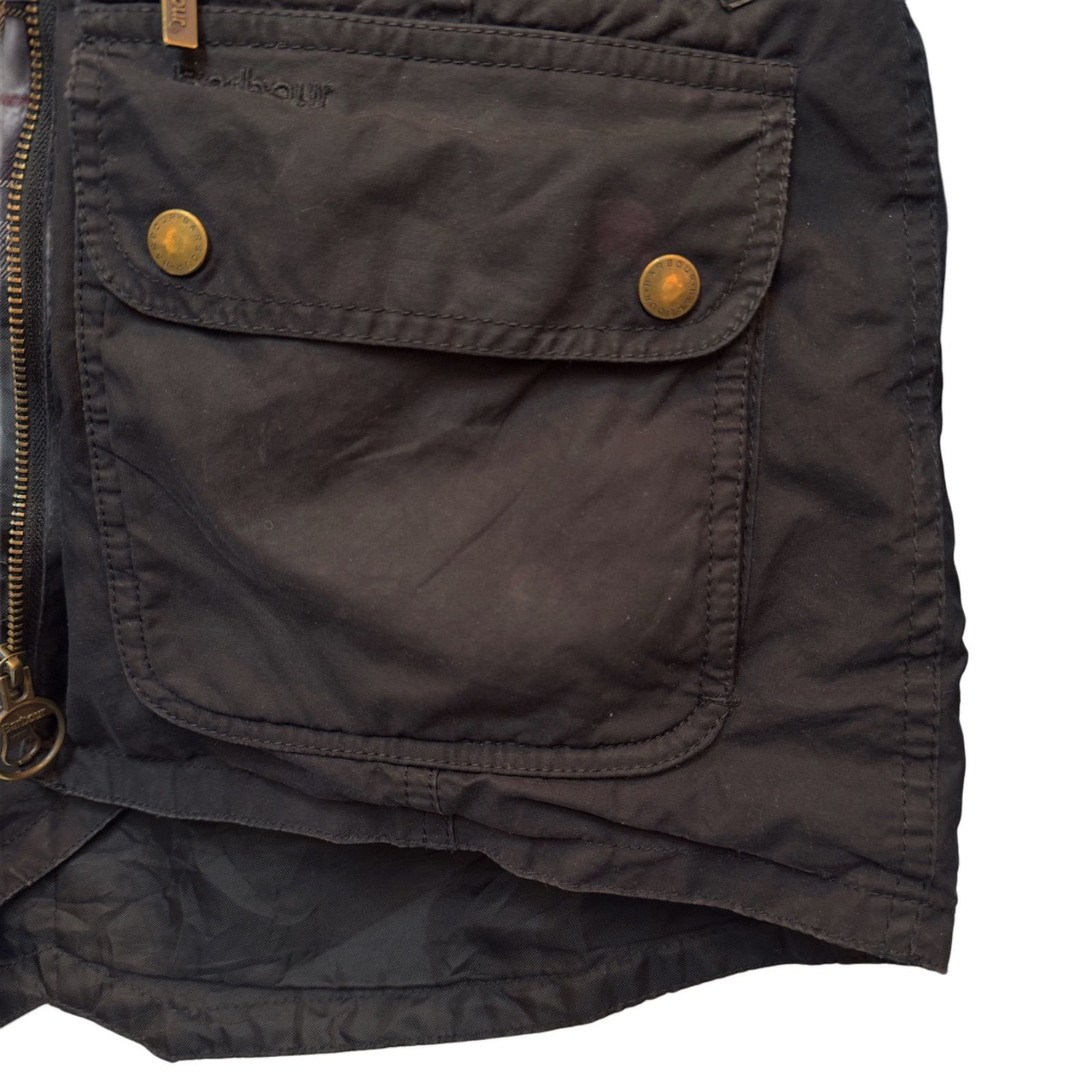 バブアー Barbour ファージャケット Mサイズ (表記UK12) KELSALL 