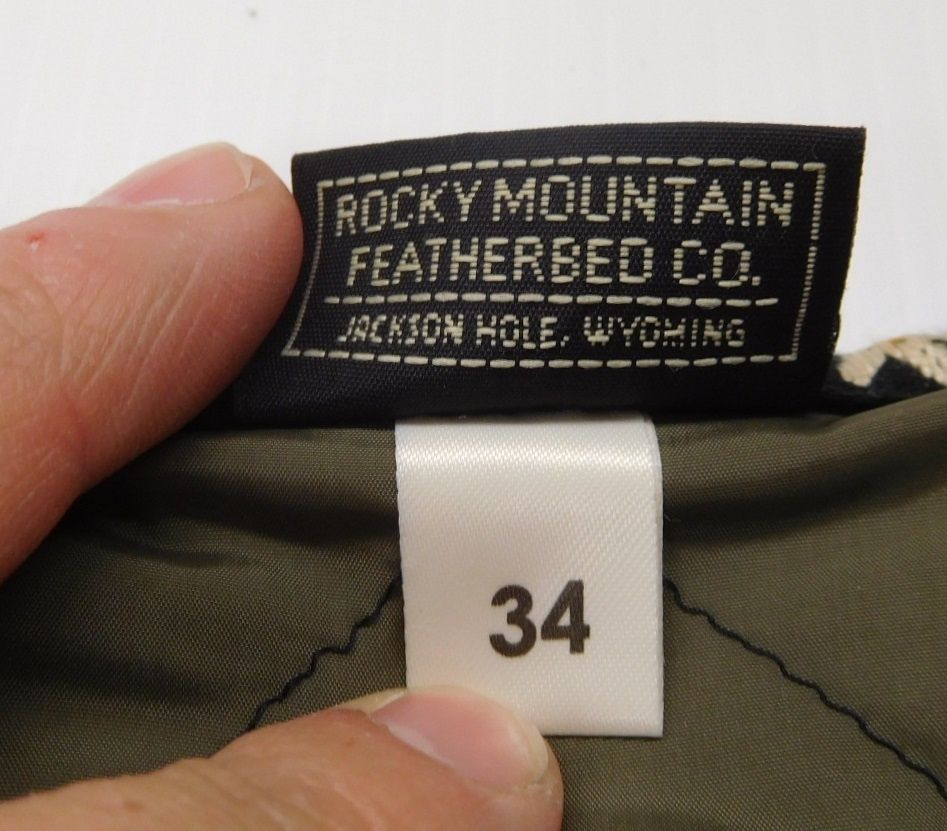Rocky Mountain feather bed Fennica キルティングダウンジャケット 
