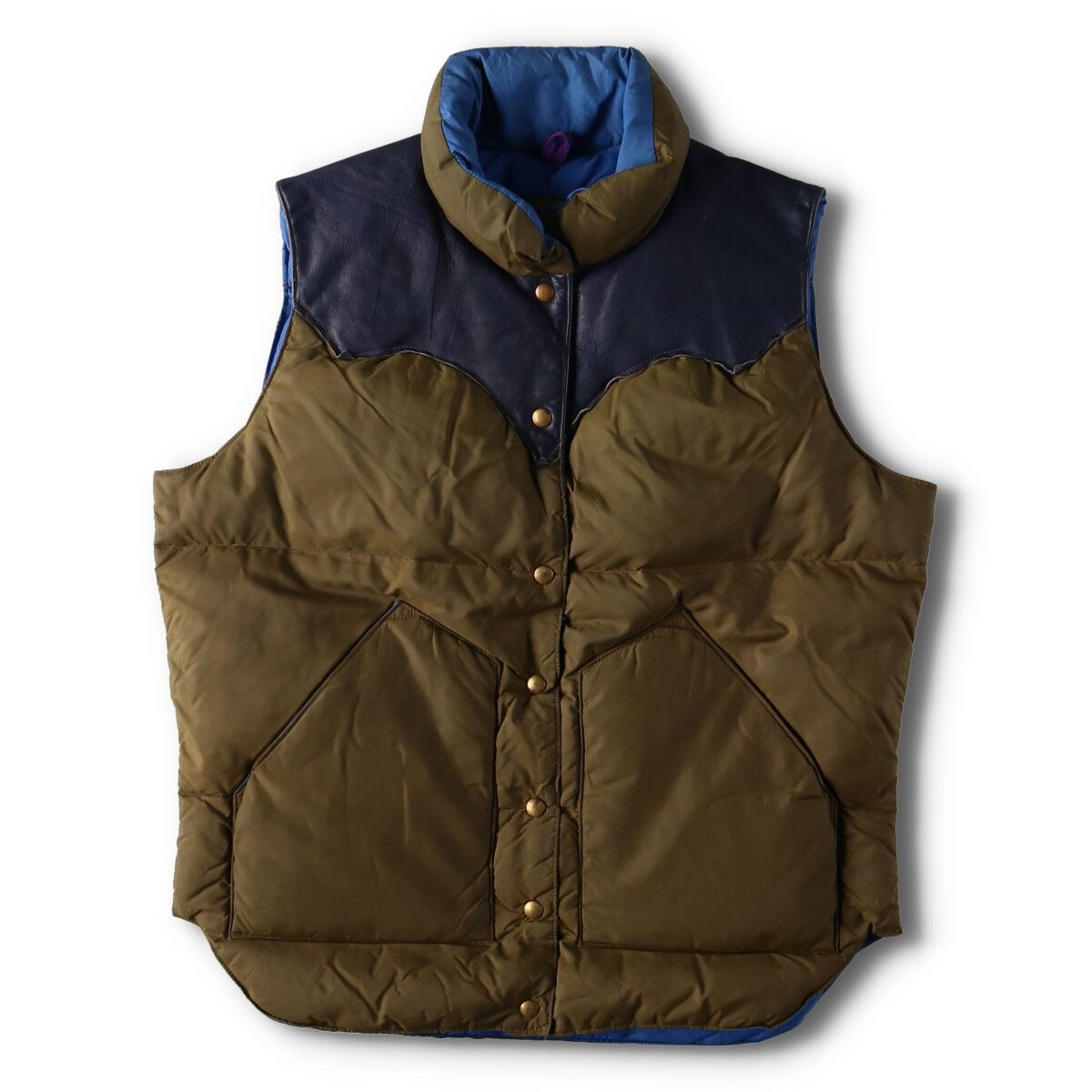 90s/LLBean☆グース/ダウンベスト◎170㎝（M相当）/グリーン