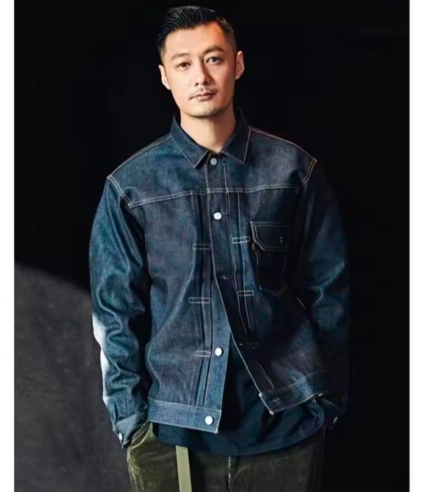 ヘビーオンス リジッドデニムジャケット Gジャン 濃紺 ヴィンテージ加工 メンズ ヘビーオンス リジッドデニムジャケット Gジャン 濃紺 ヴィンテージ