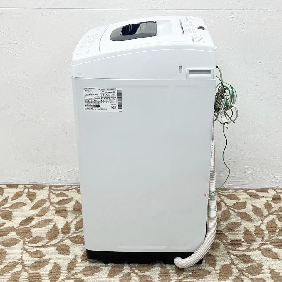 関東一円送料無料】日立 全自動洗濯機 NW-50G/洗濯5.0kg/2ステップ 