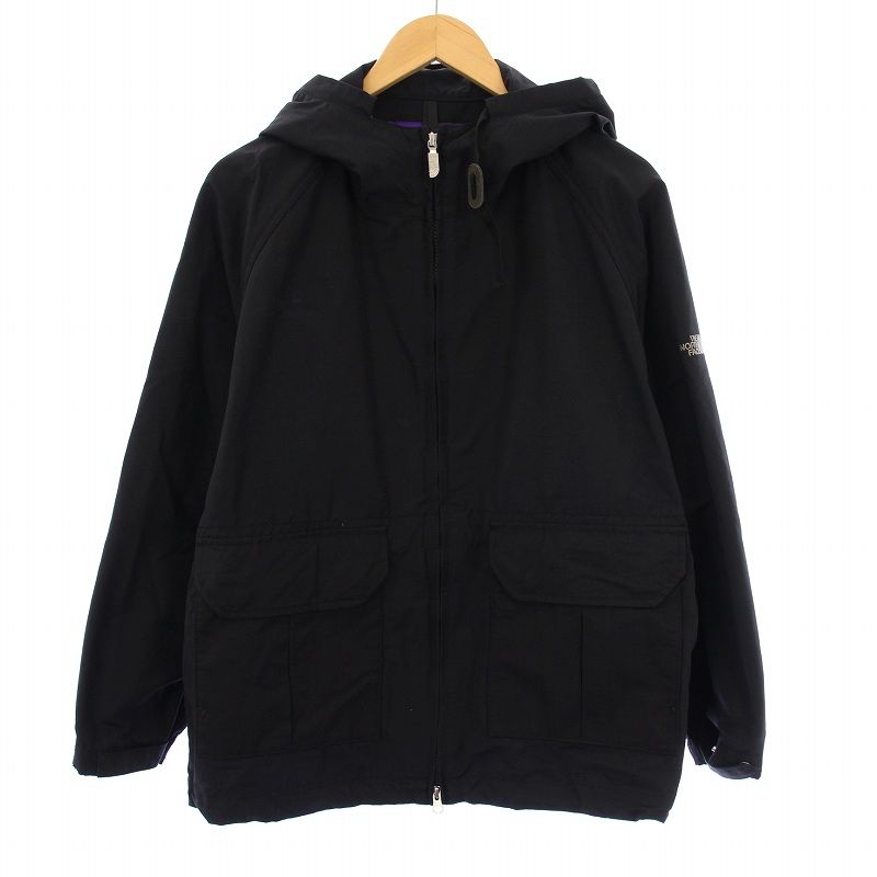 THE NORTH FACE☆マウンテンパーカー ジップアップ 刺繡ロゴ 黒 L THE NORTH FACE☆マウンテンパーカー ジップアップ 刺繡ロゴ 黒 L
