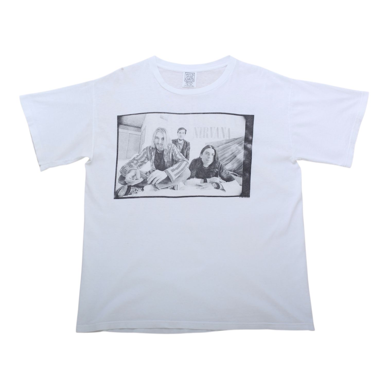 90s NIRVANA Member Portrait 両面 プリント Tシャツ WILD OATS USA製 