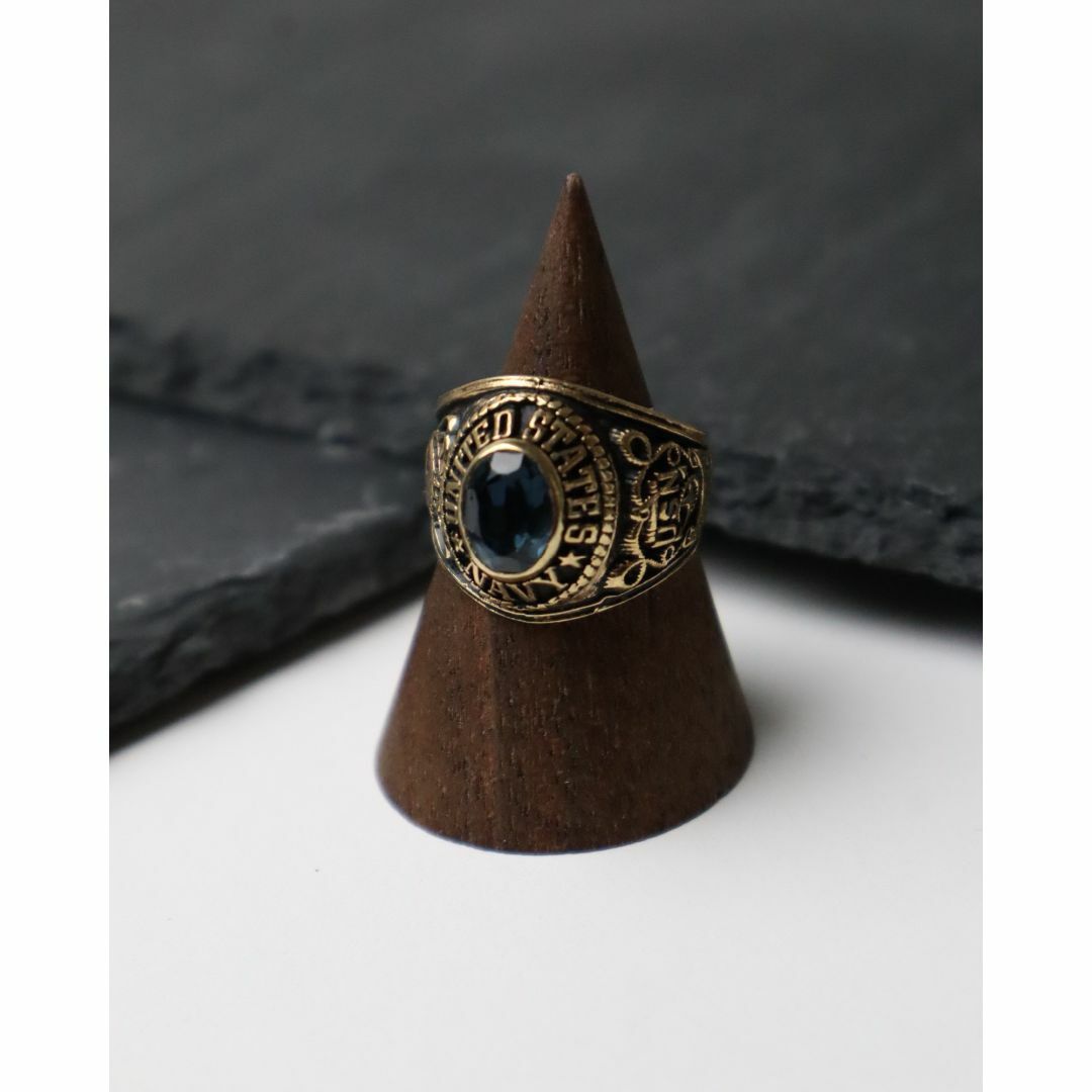 U.S NAVY College ring アメリカ 海軍 カレッジ リング 指輪 9号 U.S NAVY College ring アメリカ 海軍 カレッジ リング 指輪 9号