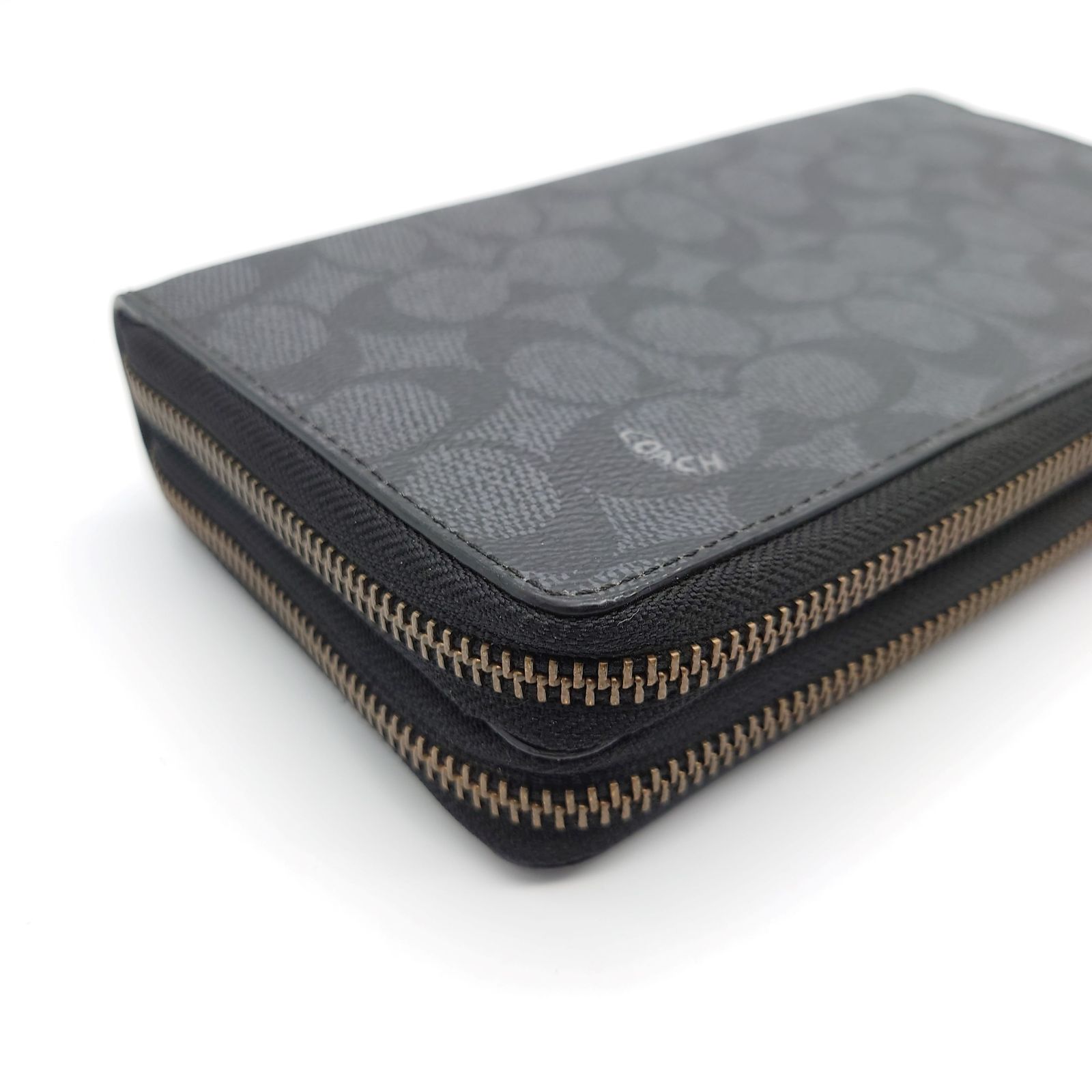 COACH コーチ ダブル やめれ ジップ トラベル オーガナイザー コーチ 財布 