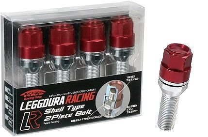 協永産業/KYO-EI Kics レデューラレーシング ボルトセット レッド M14×P1.5 入数：1セット(4個) KIC8035R4