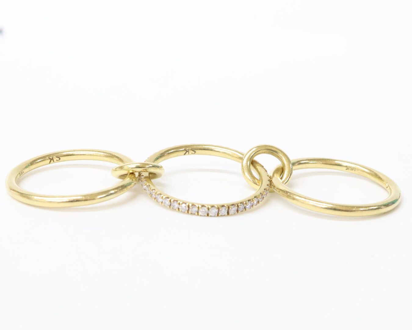 Spinelli Kilcollin スピネリキルコリン 18K 3連 リング スピネリキルコリン Spinelli Kilcollin Spinelli Kilcollin