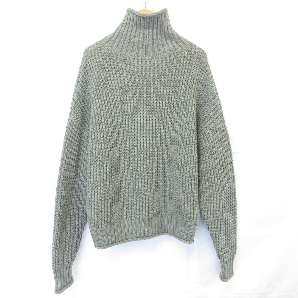 中古】CABaN(キャバン) 長袖セーター タートルネック ネイビー 