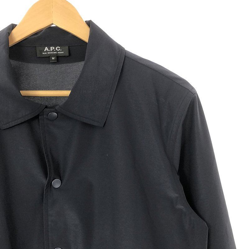 APC コーチジャケット　ネイビー A.P.C. ネイビー コーチジャケット Lサイズ 美品】A.P.C. アーペーセー