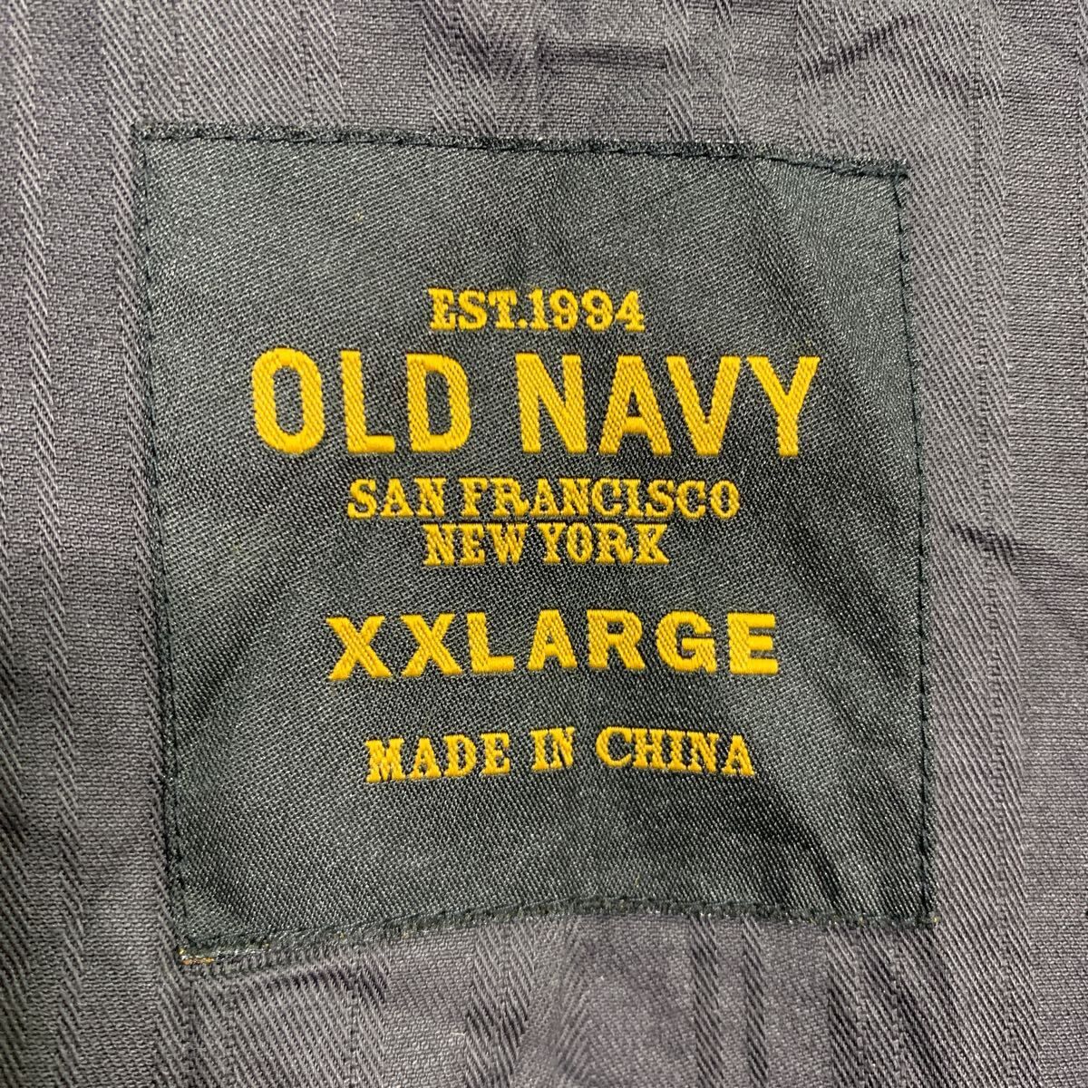 OLD NAVY テーラードジャケット 2XL チャコールグレー オールド 