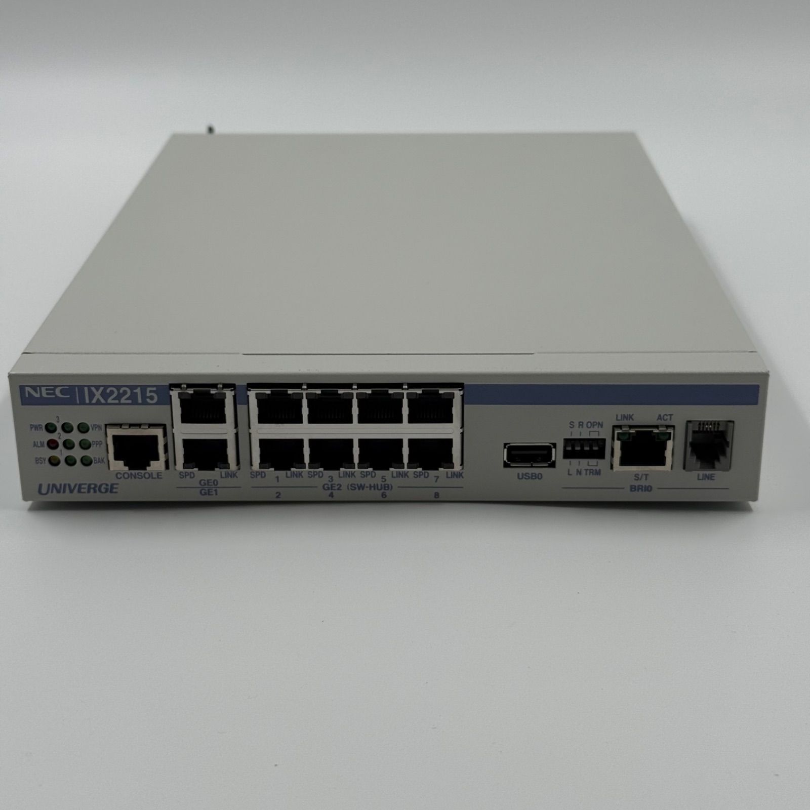 NECの信頼モデル UNIVERGE IX2215 にUTMライセンス 1年 付き
