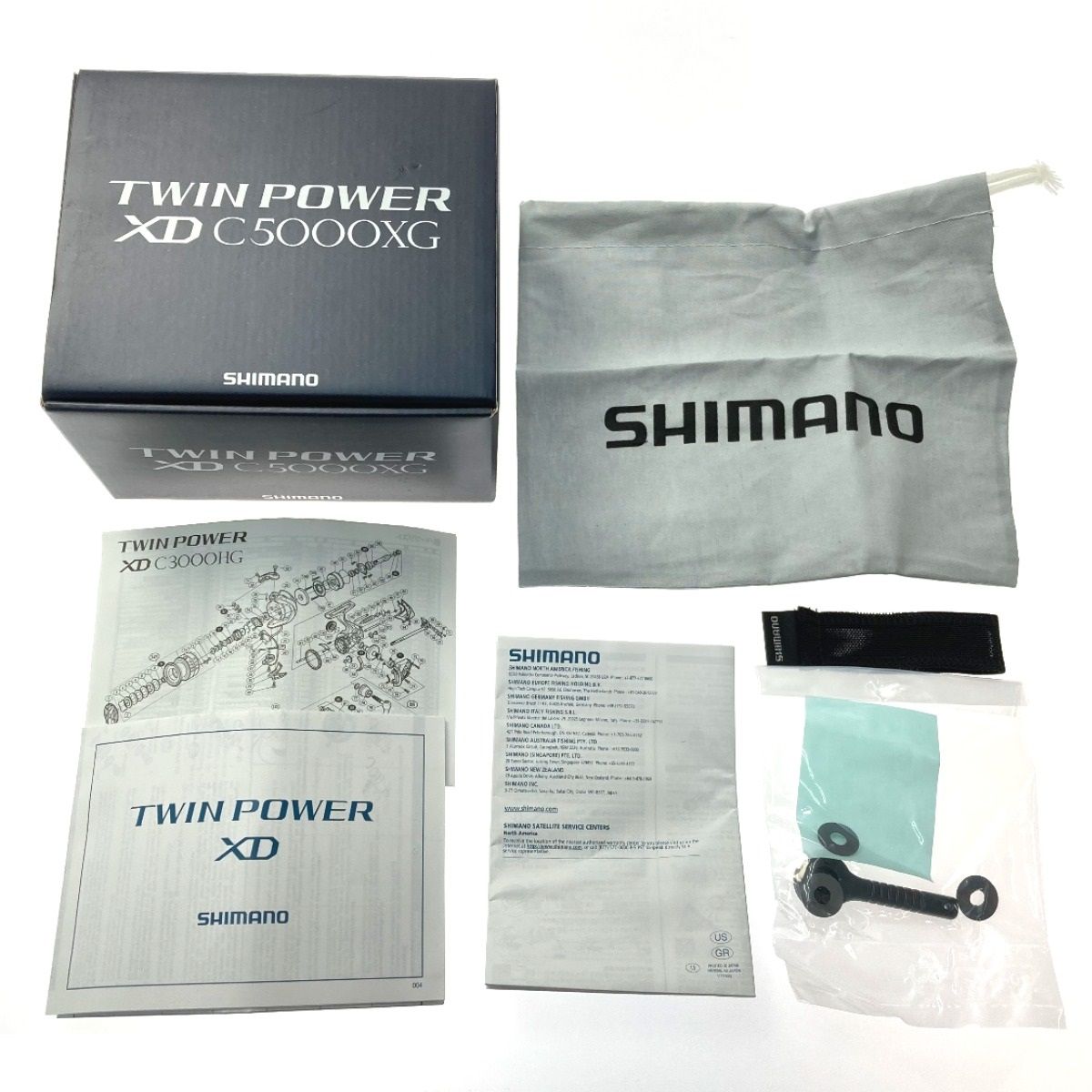 SHIMANO シマノ 17 TWIN POWER XD C5000XG 03748 スピニングリール 箱 