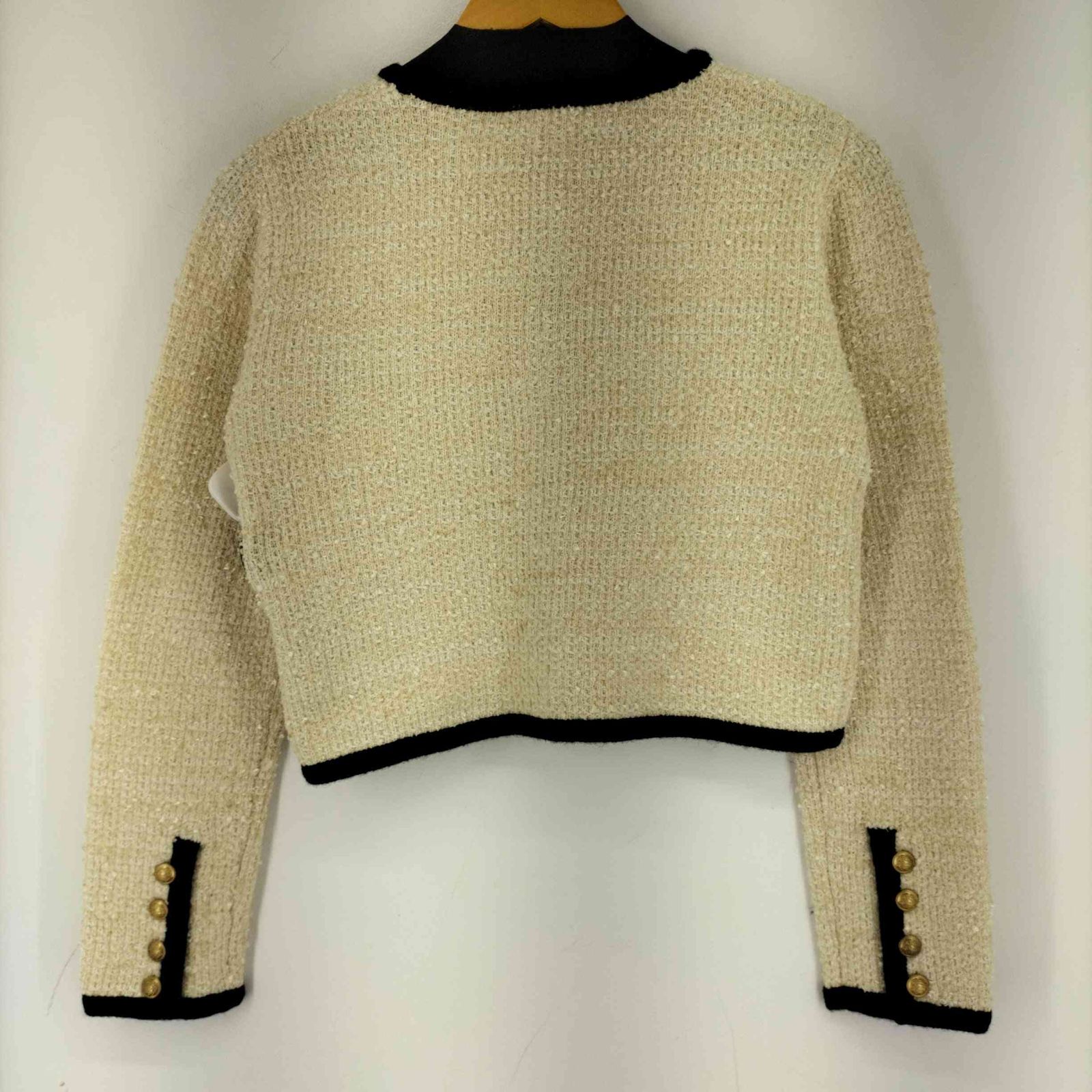 フレイアイディー FRAY I.D 23AW ミックスツイードニットカーディガン