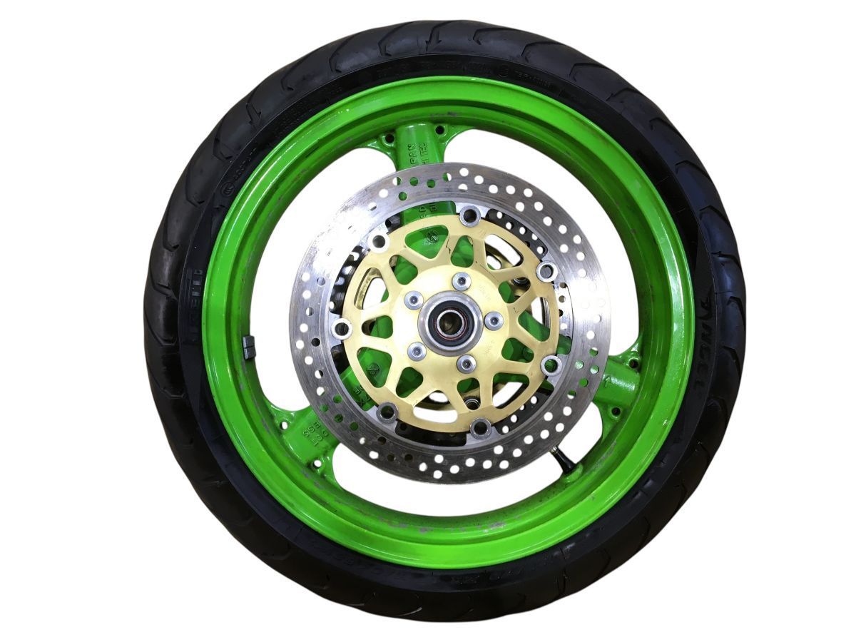 ZX-9R ZX900C C型 ユメタマ 前後 ホイール セット ディスク付 レストア 組み換え 流用 ストック 17インチ 2765-Z4349
