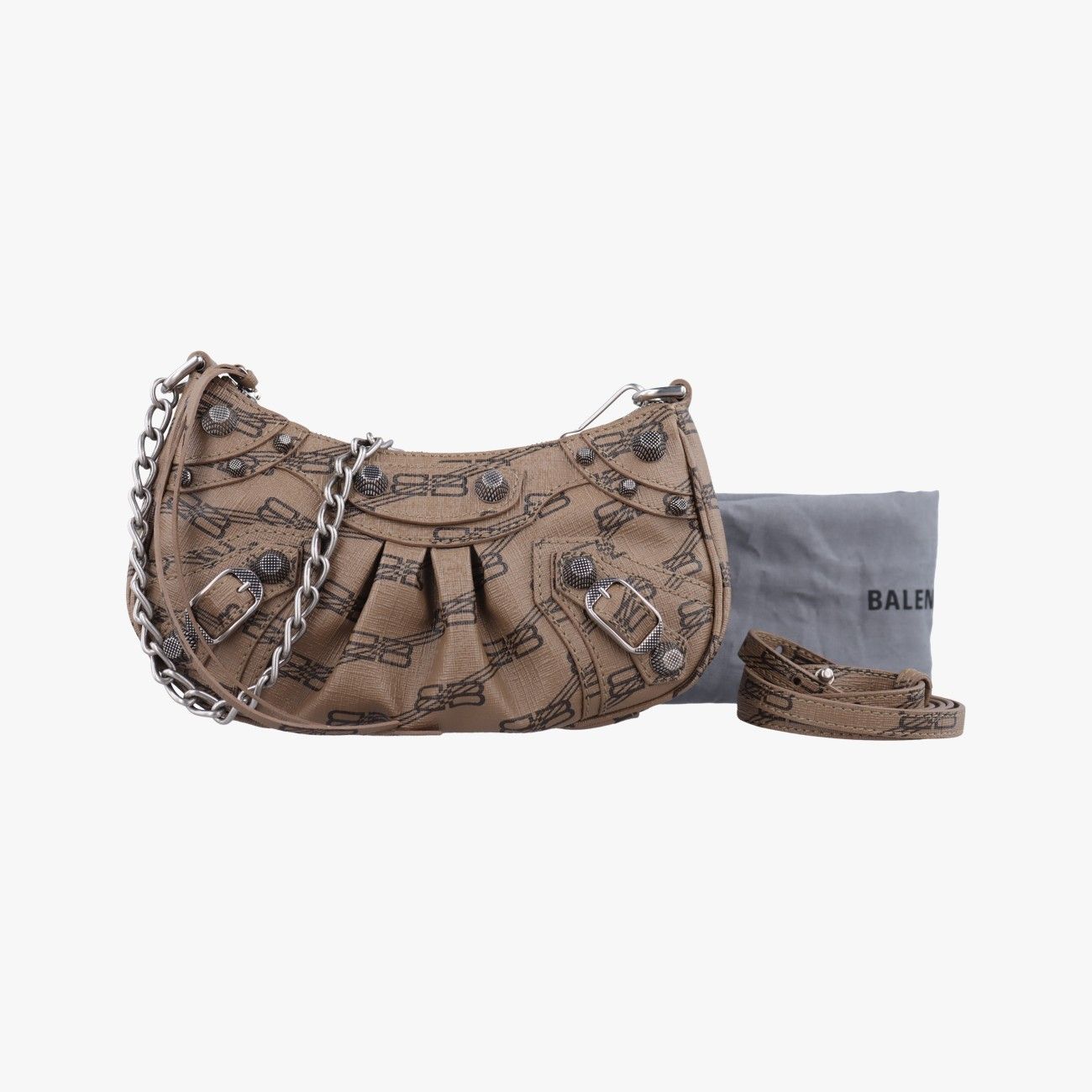 バレンシアガBalenciagaル カゴール ミニブラウンラムスキン695814.2762.0.584046