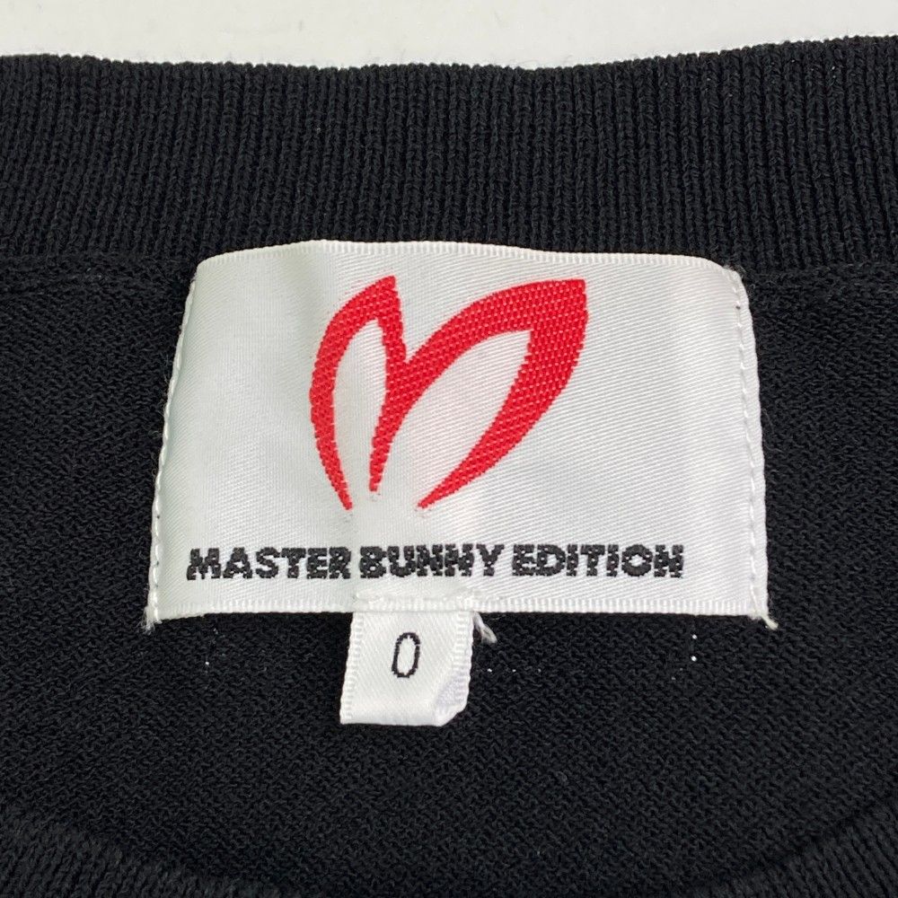 進歩 サイズ 0 MASTER BUNNY EDITION マスターバニーエディション 10周年 ニットセーター ブラック系 240101369383 ゴルフウェア レディース ストスト