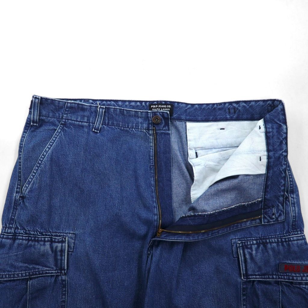 90s Ralph Lauren カーゴ バギーパンツ ハーフ 極太 Tech 中古・古着通販】POLO RALPH LAUREN (ポロ・ラルフローレン