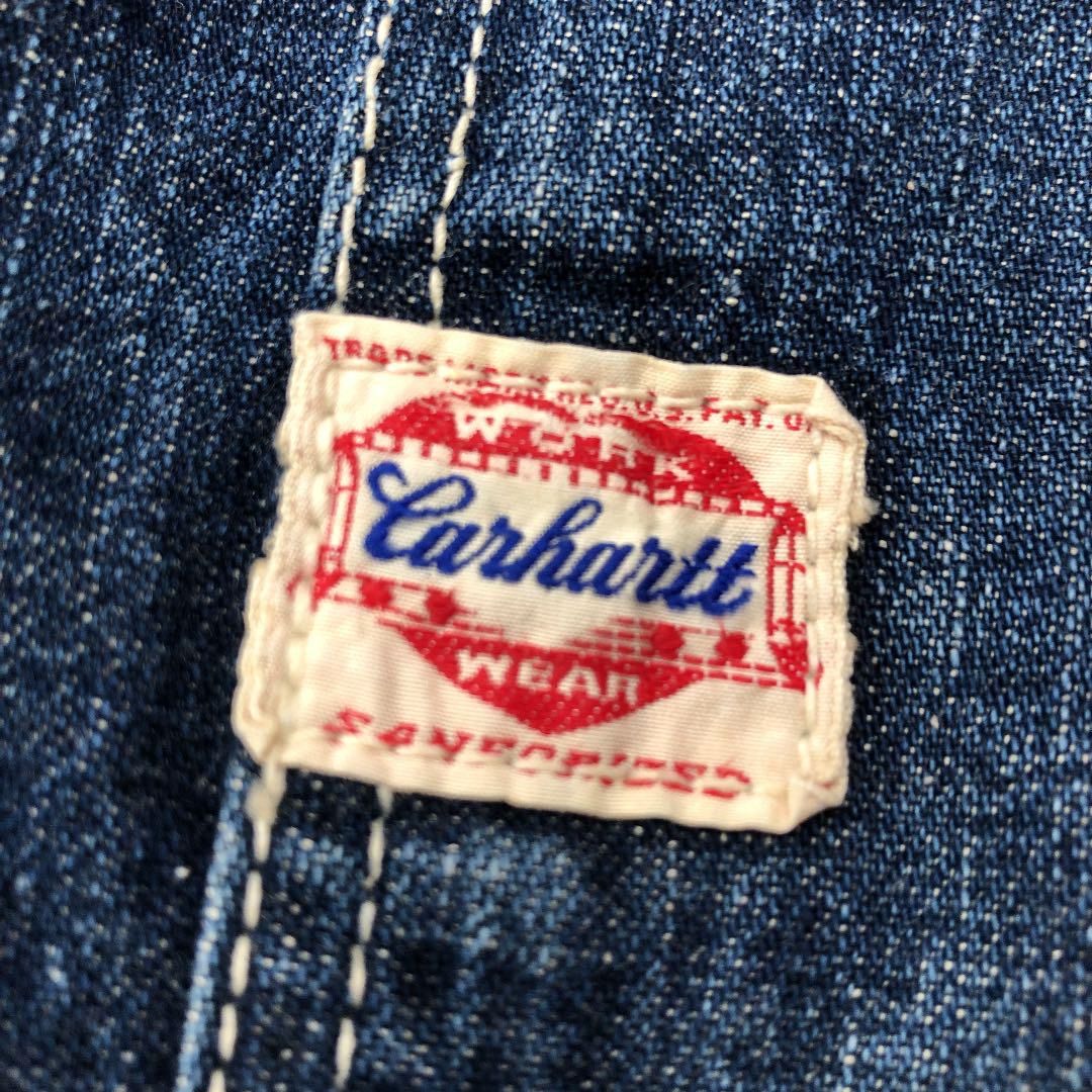 最終値下げ カーハート0604 デニムカバーオール ハートタグ