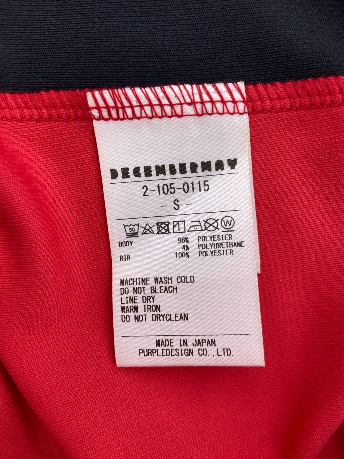 DECEMBERMAY ディセンバーメイ モックネック 半袖 Tシャツ