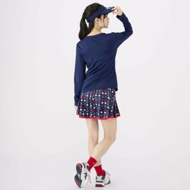 フィラ（FILA）☆スコート☆Мサイズ テニス】スコート / レディース （ネイビー） -FILA（フィラ