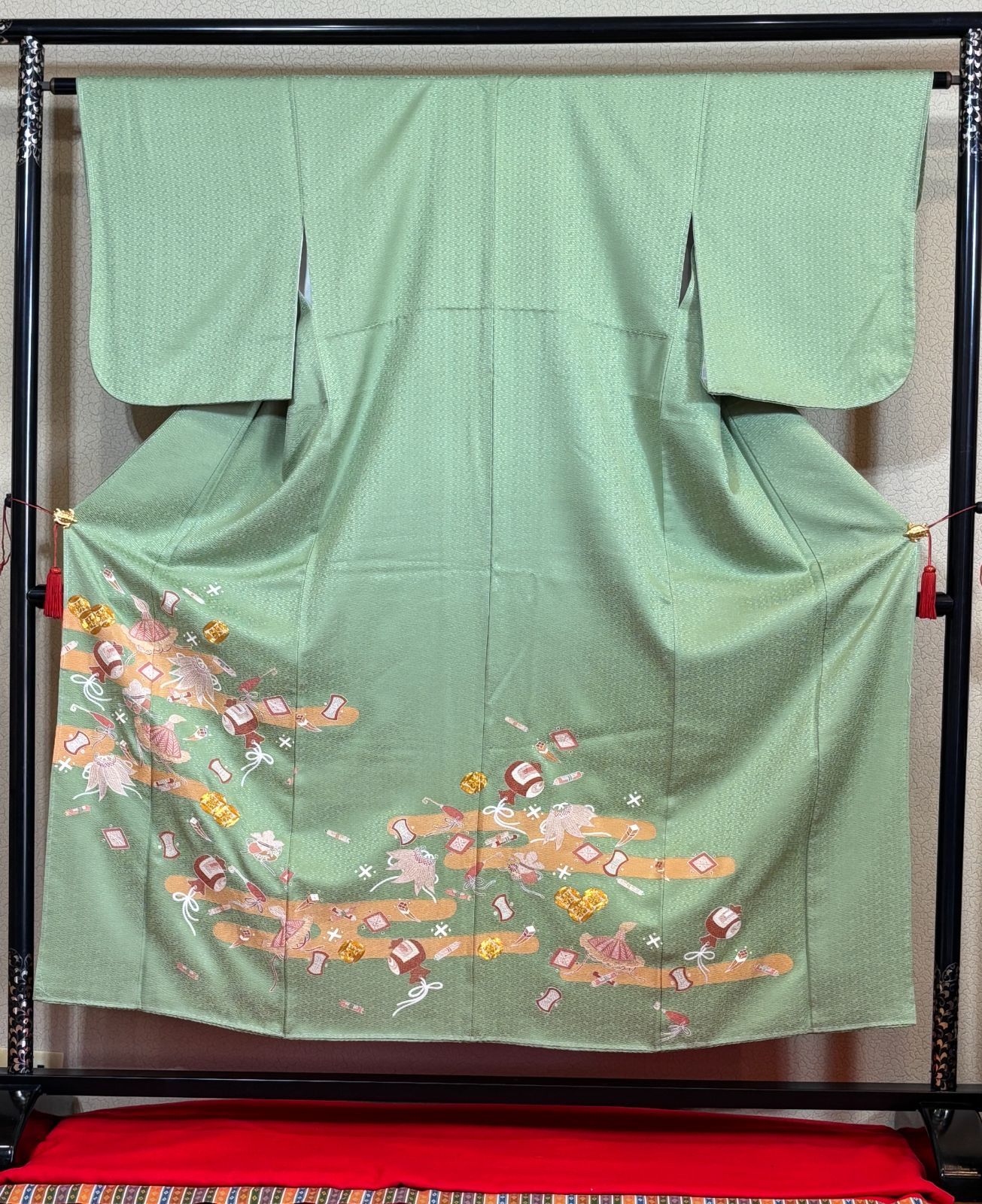 きもの蔵 ◆ 本裁 女児 訪問着袷きもの 未着用