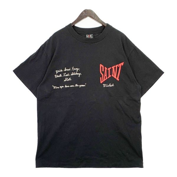 SAINT MICHAEL Tシャツ SM-S21-0001-007 半袖 カットソー ロゴ