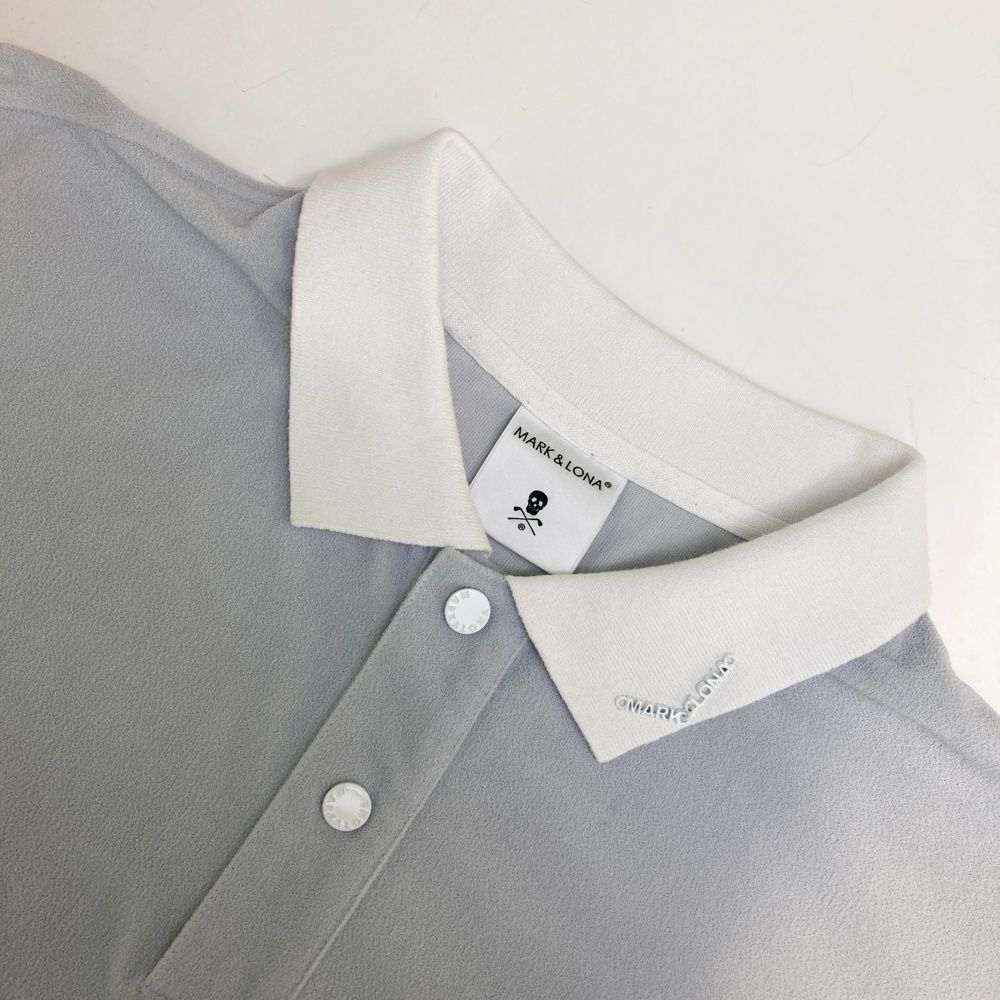 半袖ポロシャツ グレー系