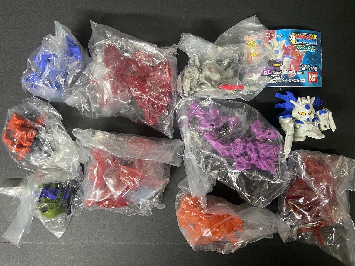 SDガンダム ガン消し フルカラー カスタム19 コンプセット ミニ