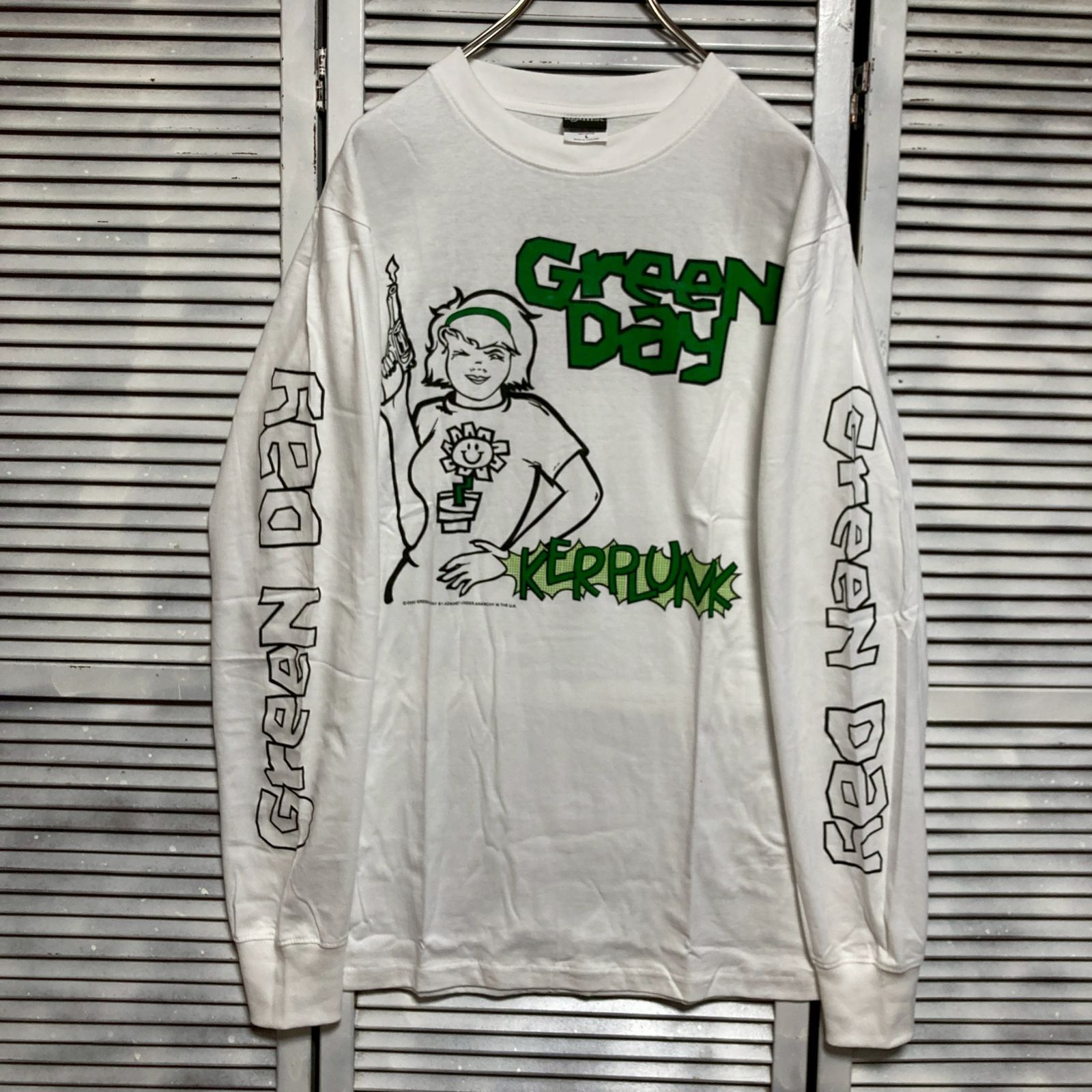 1992 Green Day グリーンデイ ロンT KERPLUNK バンドT 1992 Green Day グリーンデイ ロンT KERPLUNK バンドT - メルカリ
