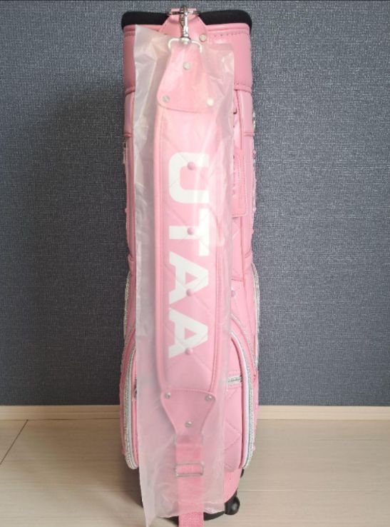 新品未使用】UTAA ユタ キャスター型 キャディバッグ ピンク - メルカリ