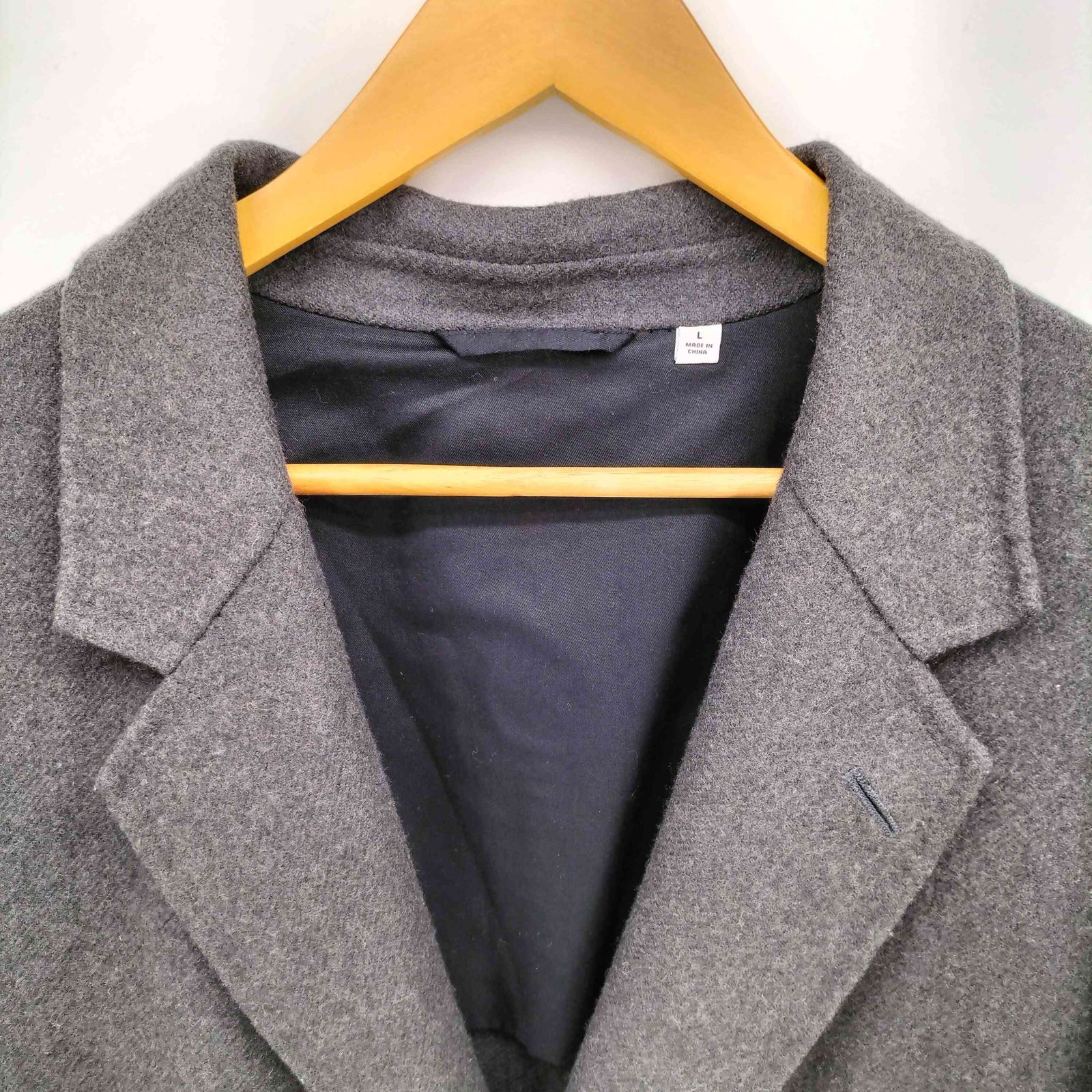 ユニクロユー UNIQLO U ダブルフェイスオーバーコート メンズ