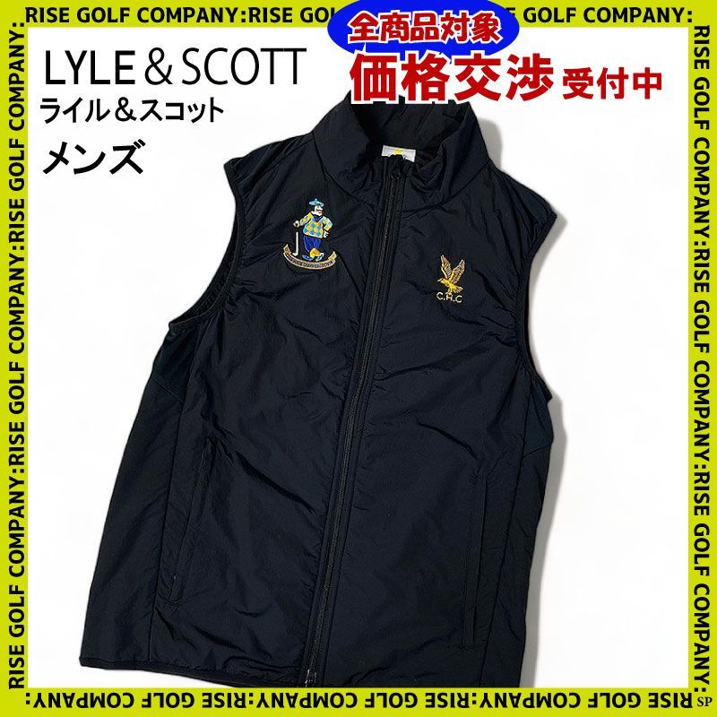 LYLE＆SCOTT ライルアンドスコット フルジップ ナイロン ベスト 中綿