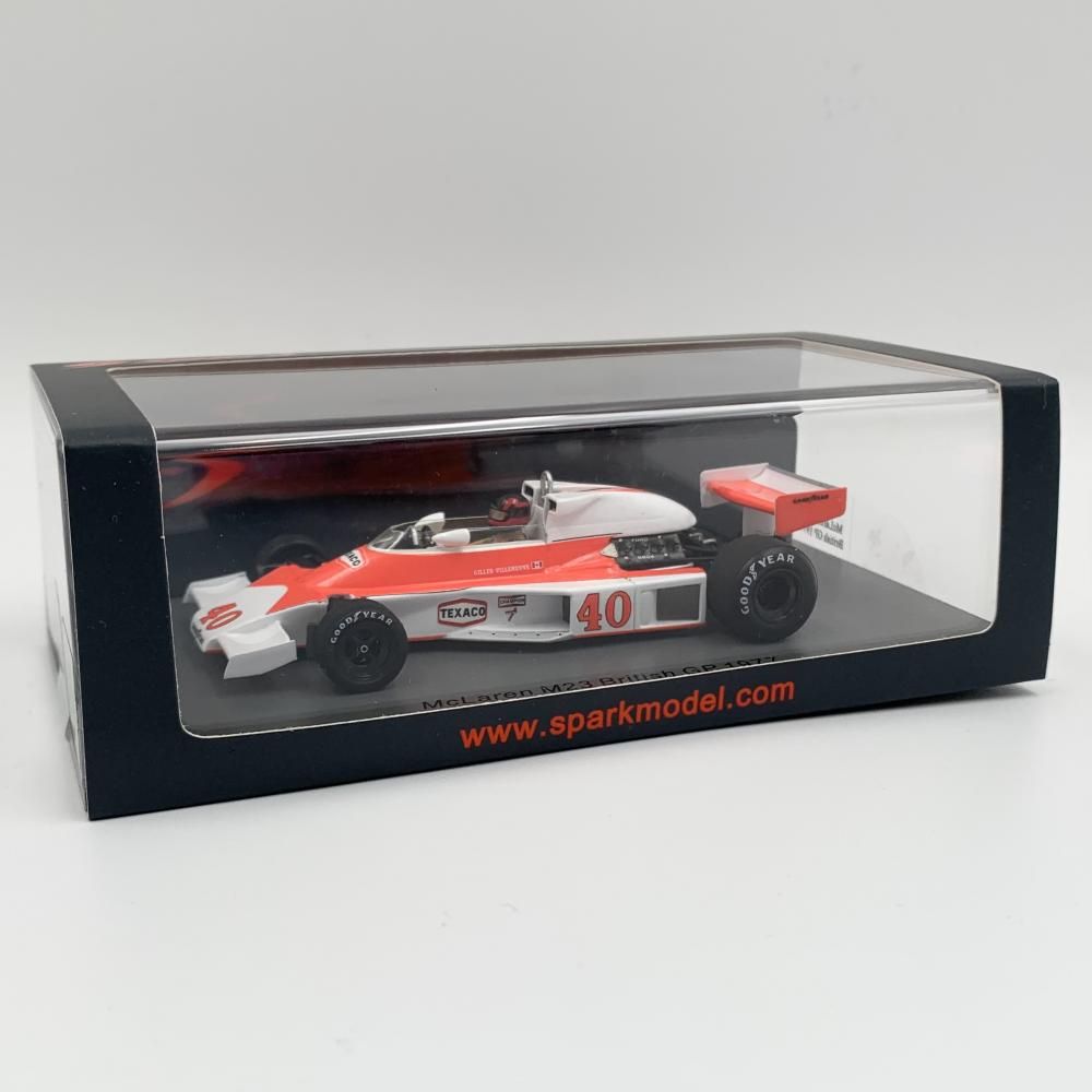 スパーク 1/43 マクラーレン M23 イギリスGP 1977 G.ビルヌーブ スパーク 1/43 マクラーレン M23 イギリスGP 1977 G.ビルヌーブ