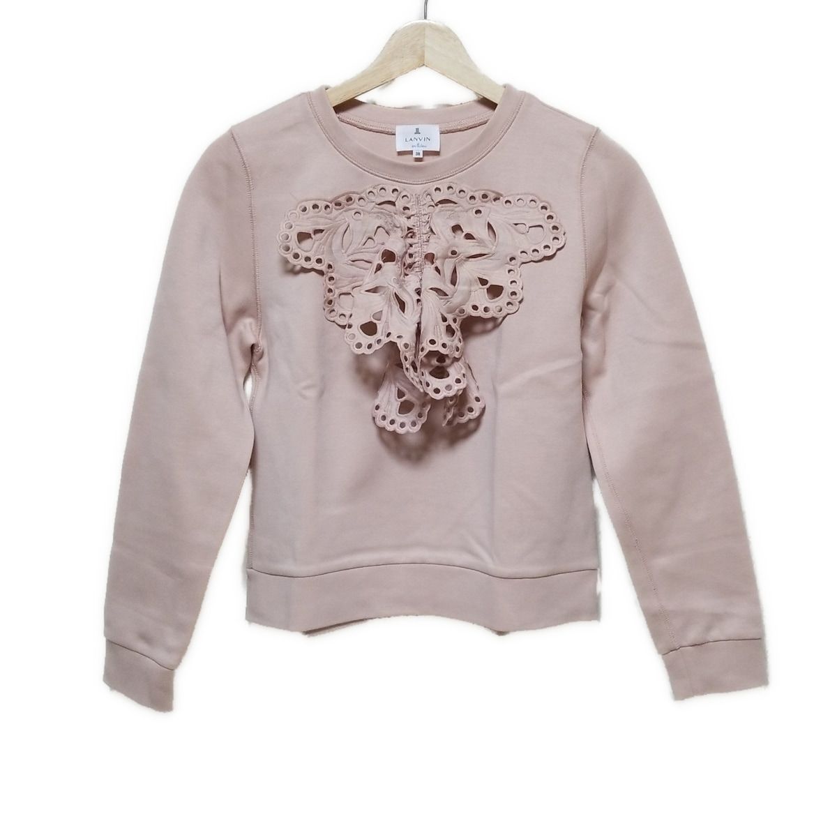 LANVIN en Bleu ランバンオンブルー トレーナー サイズ38 M レディース - ライトピンク 長袖